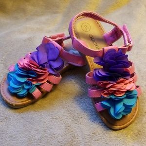 Girl's Pink Cherokee Sandals (sz 9)